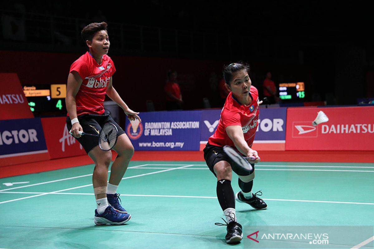 Greysia/Apriyani terhenti di semifinal Malaysia Masters 2020
