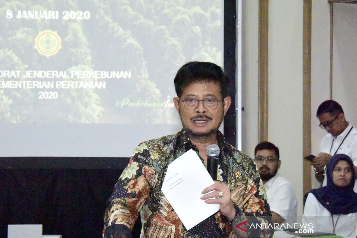 Mentan SY Limpo  minta penegakan hukum terhadap pelaku konversi lahan pertanian