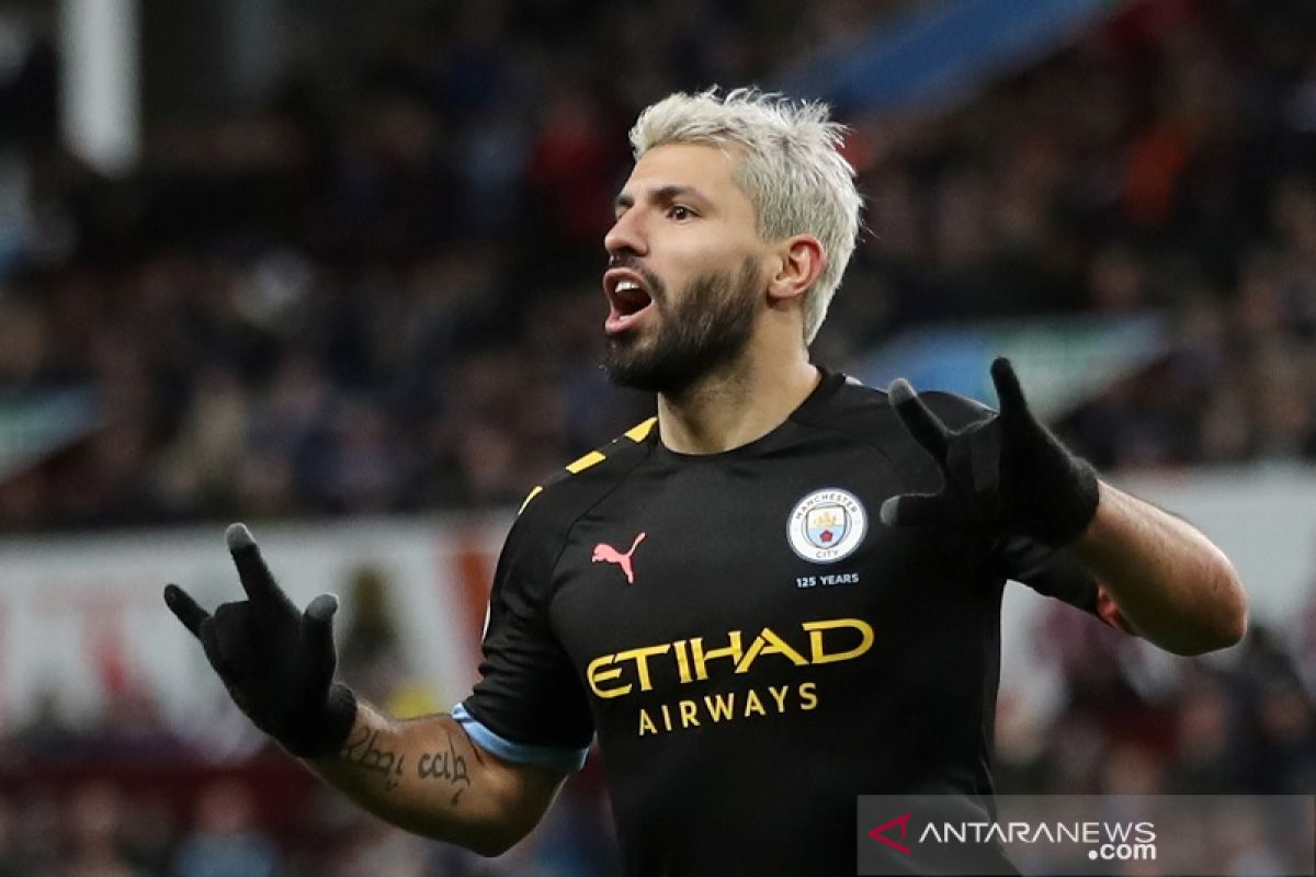 Aguero pecahkan rekor Thierry Henry dan Alan Shearer