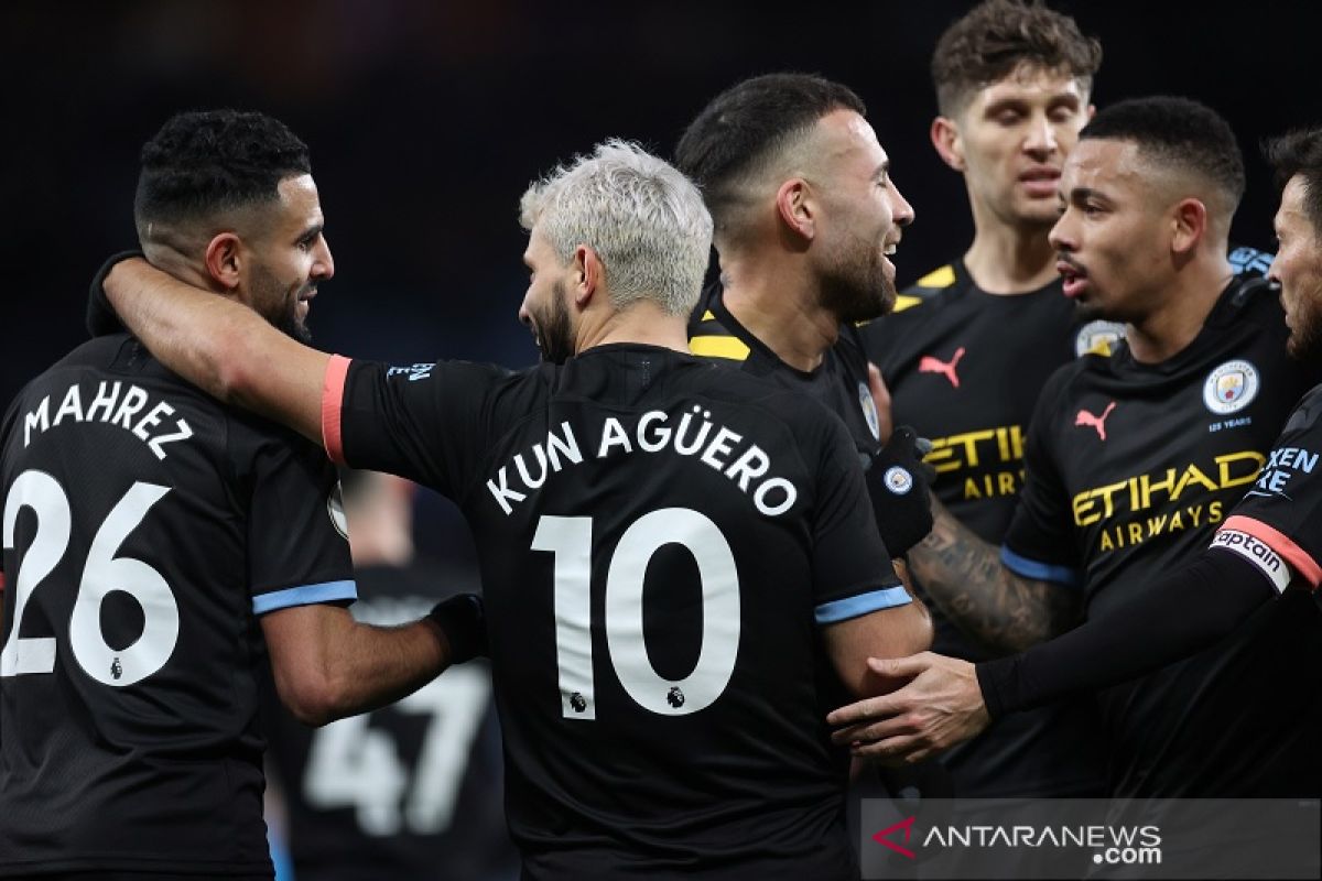 Man City lucuti Aston Villa dan naik ke posisi kedua