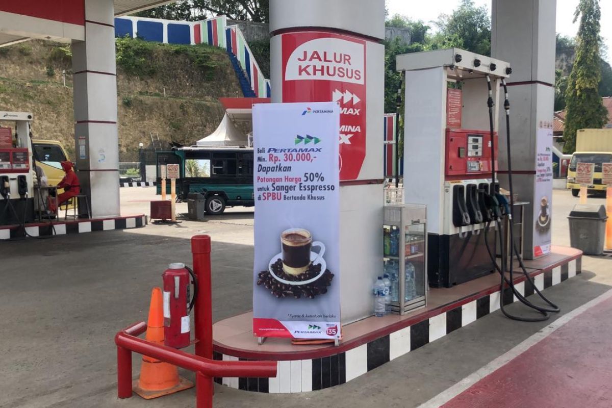 Pertamina: isi pertamax diskon kopi sanger esspresso