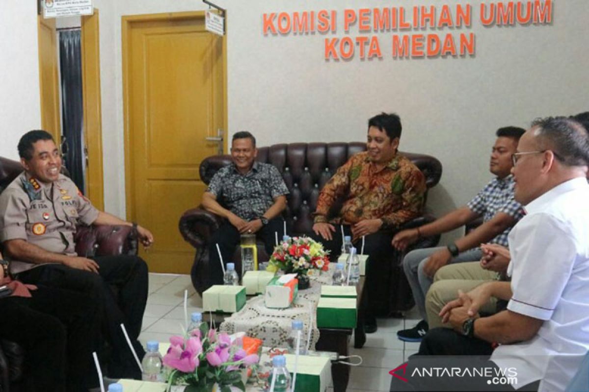 KPU-Polrestabes siap bekerja sama sukseskan Pilkada Medan 2020
