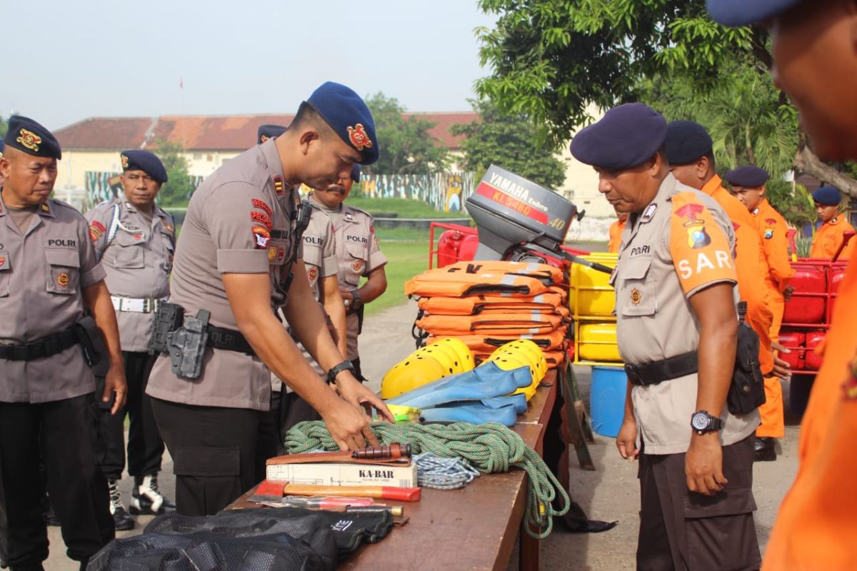 Brimob Porong siapkan dua peleton antisipasi bencana