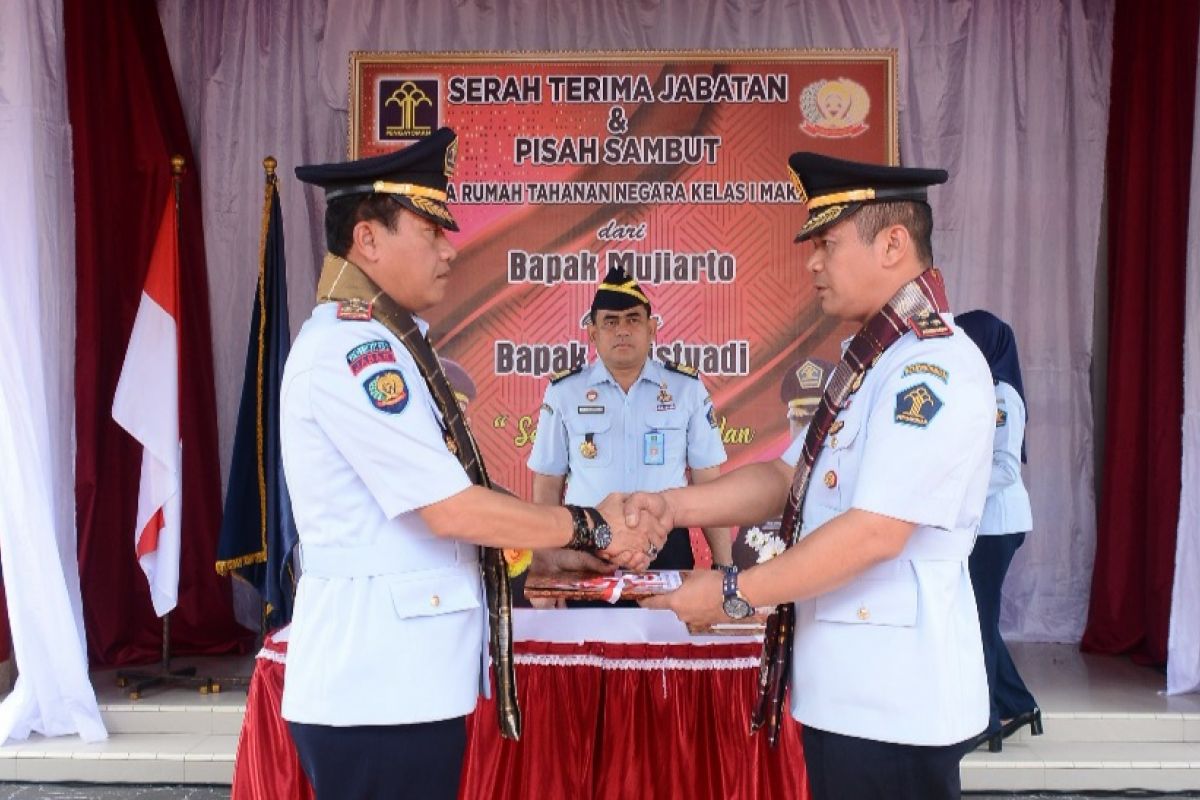 Kepala Rutan kelas I Makassar sertijab