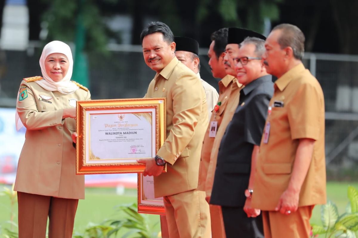 Kota Madiun raih Penghargaan Kesehatan dan Keselamatan Kerja (K3)