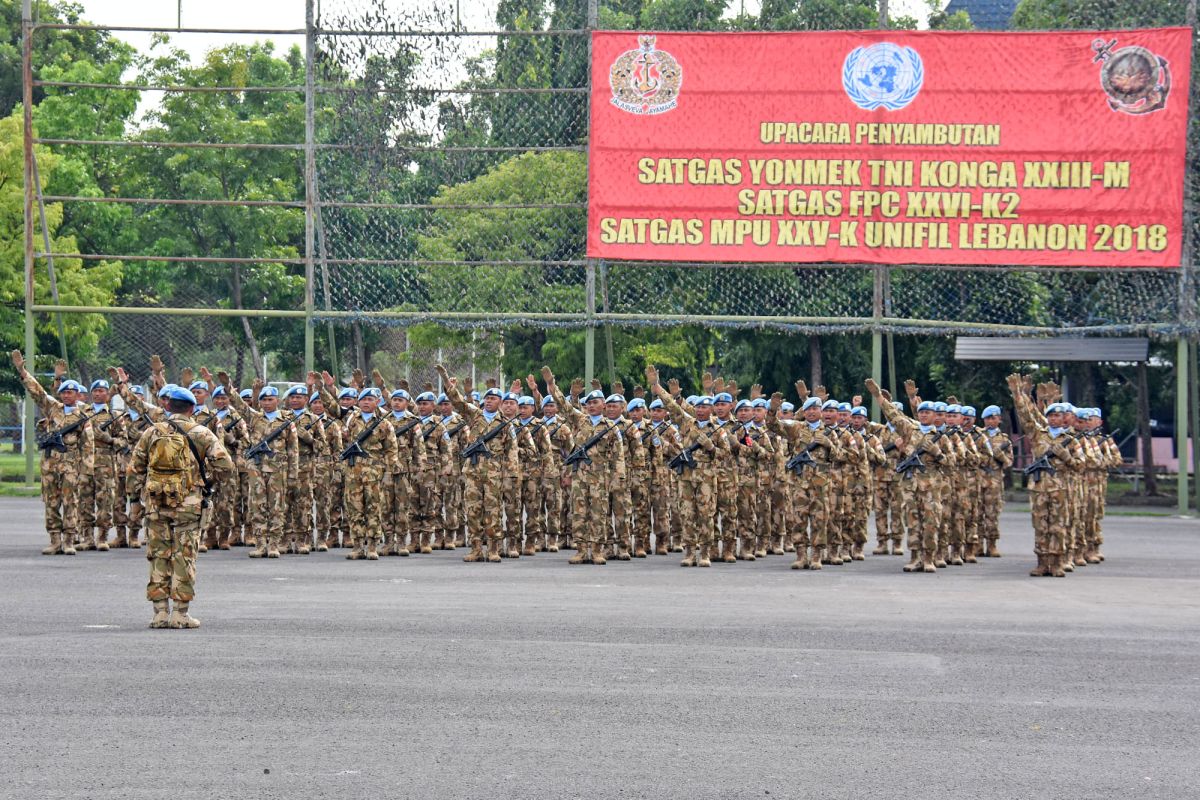 117 prajurit Satgas Unifil Lebanon kembali ke Indonesia