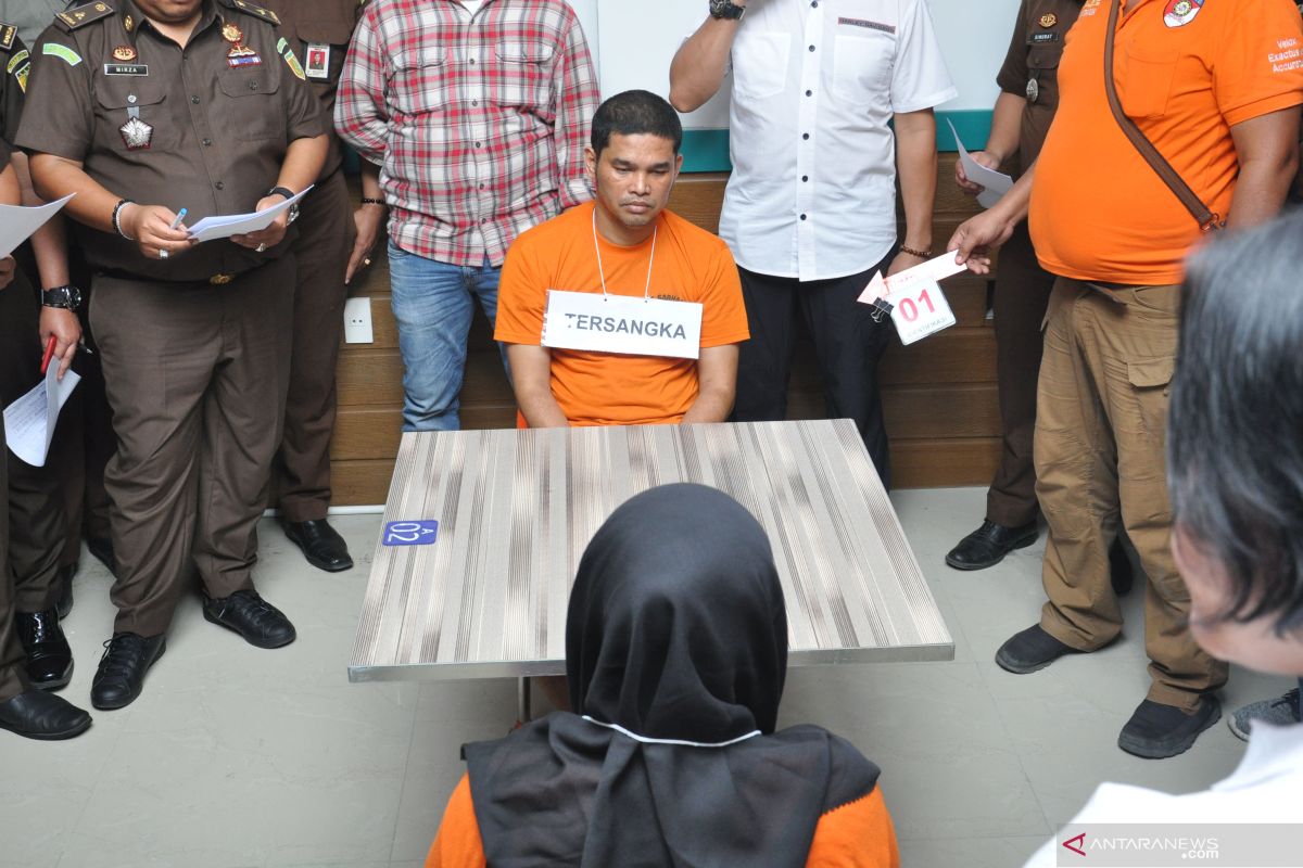 Rekonstruksi tahap tiga pembunuhan berencana Hakim PN Medan