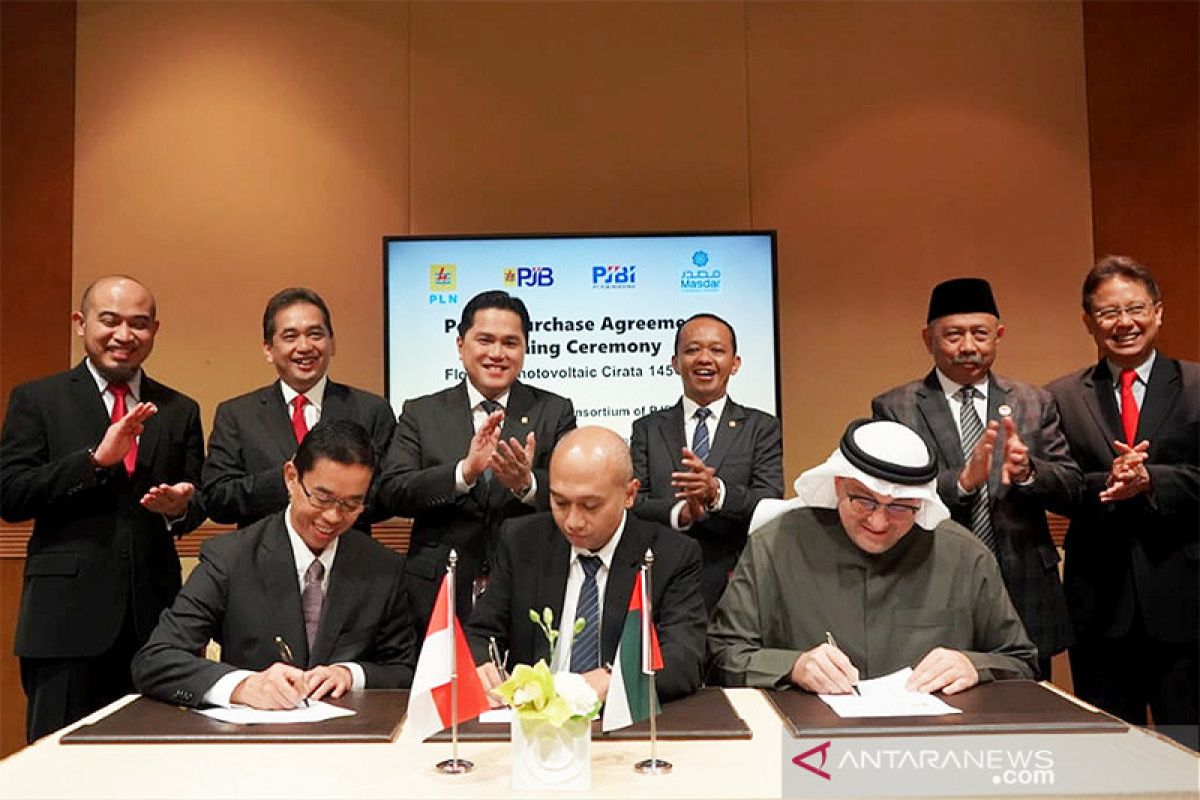 Diklaim terbesar se-Asia Tenggara, PLTS Cirata digandeng investor UEA