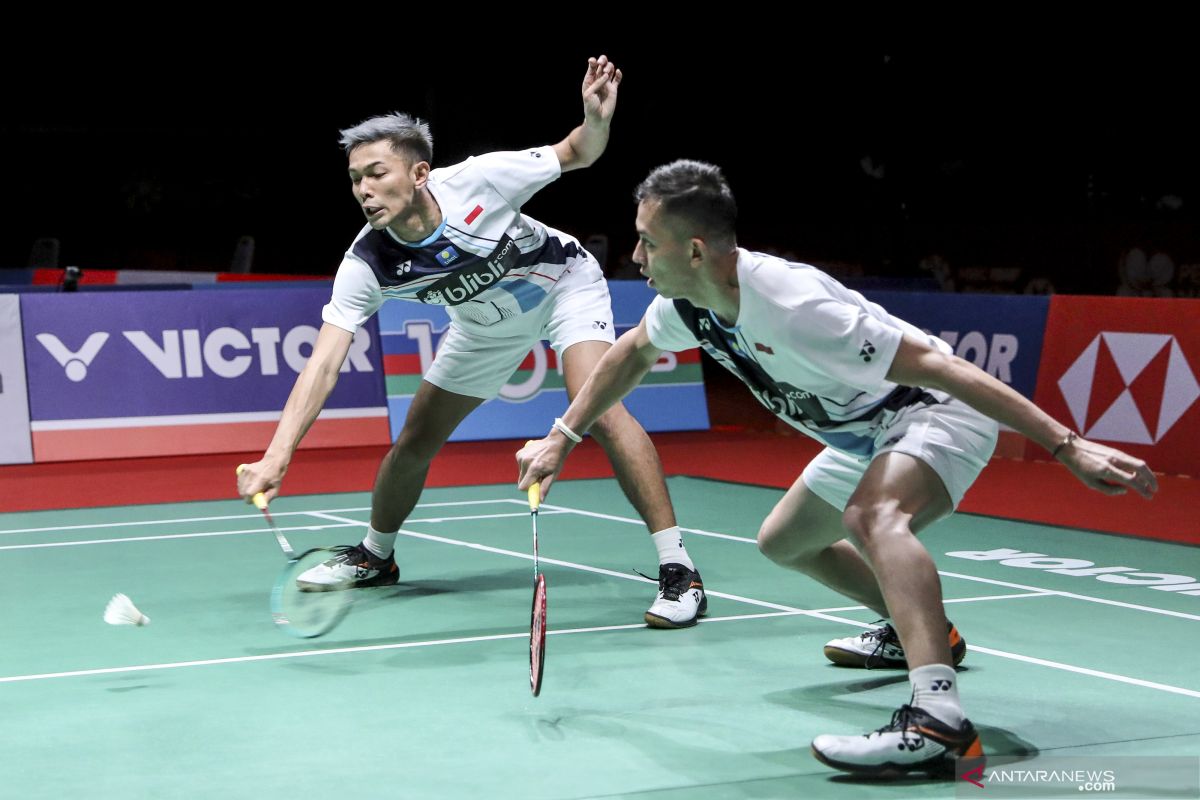Fajar/Rian melaju ke babak dua Indonesia Masters 2020