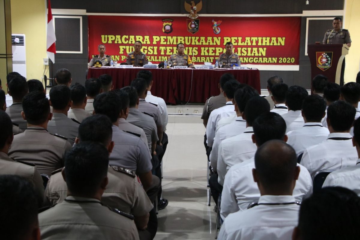Kapolda Kalbar buka pelatihan Bintara Polri di SPN Kalbar