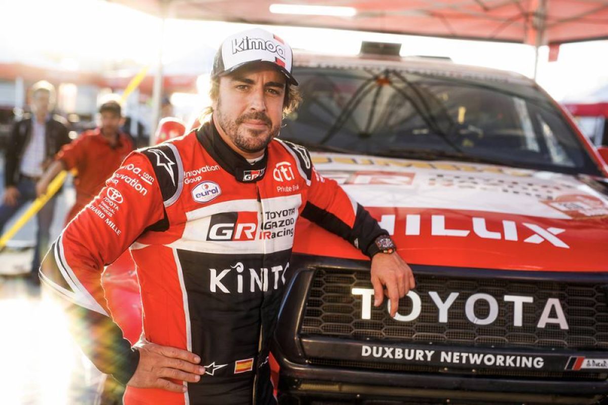 Debut di Dakar 2020, Fernando Alonso mulai nyaman libas gurun pasir Arab Saudi