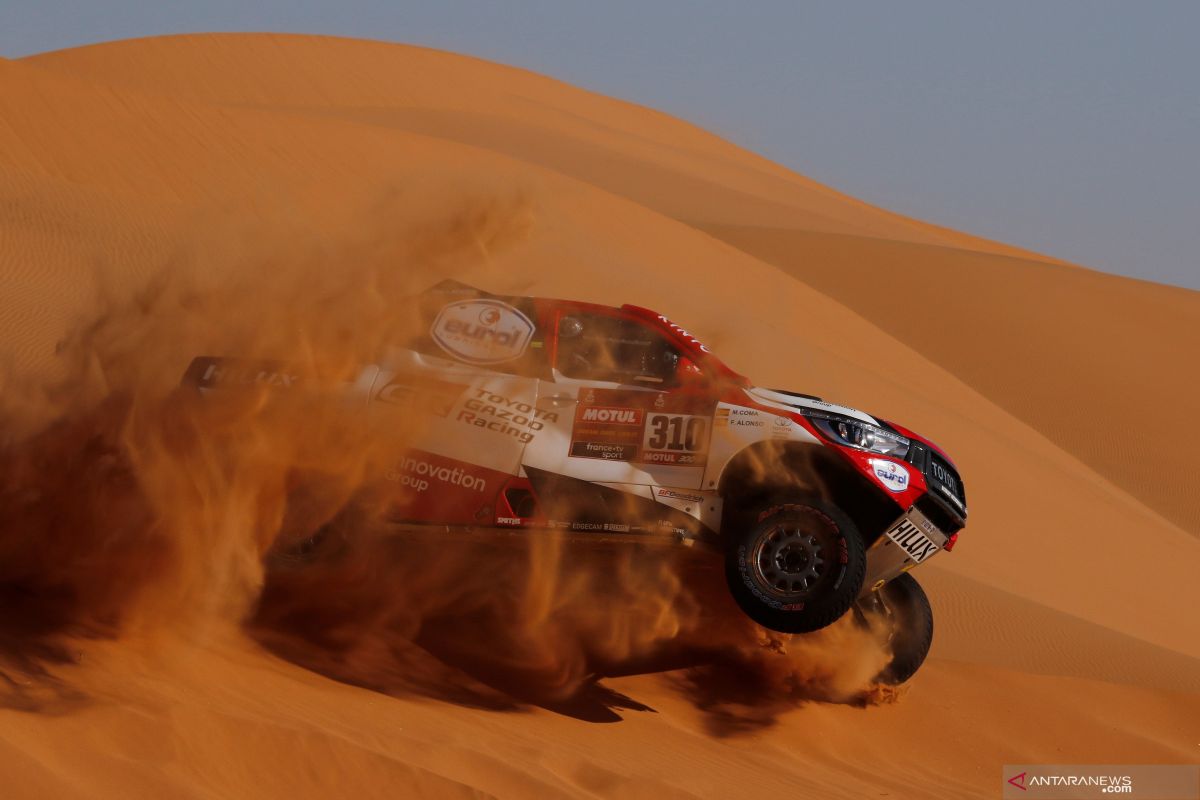 Nyaris juara etape, Alonso nikmati finis terbaiknya di Dakar 2020