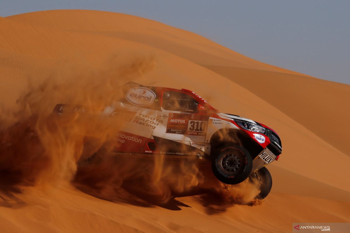 Nyaris juara etape,  Alonso nikmati finis terbaiknya di Dakar 2020