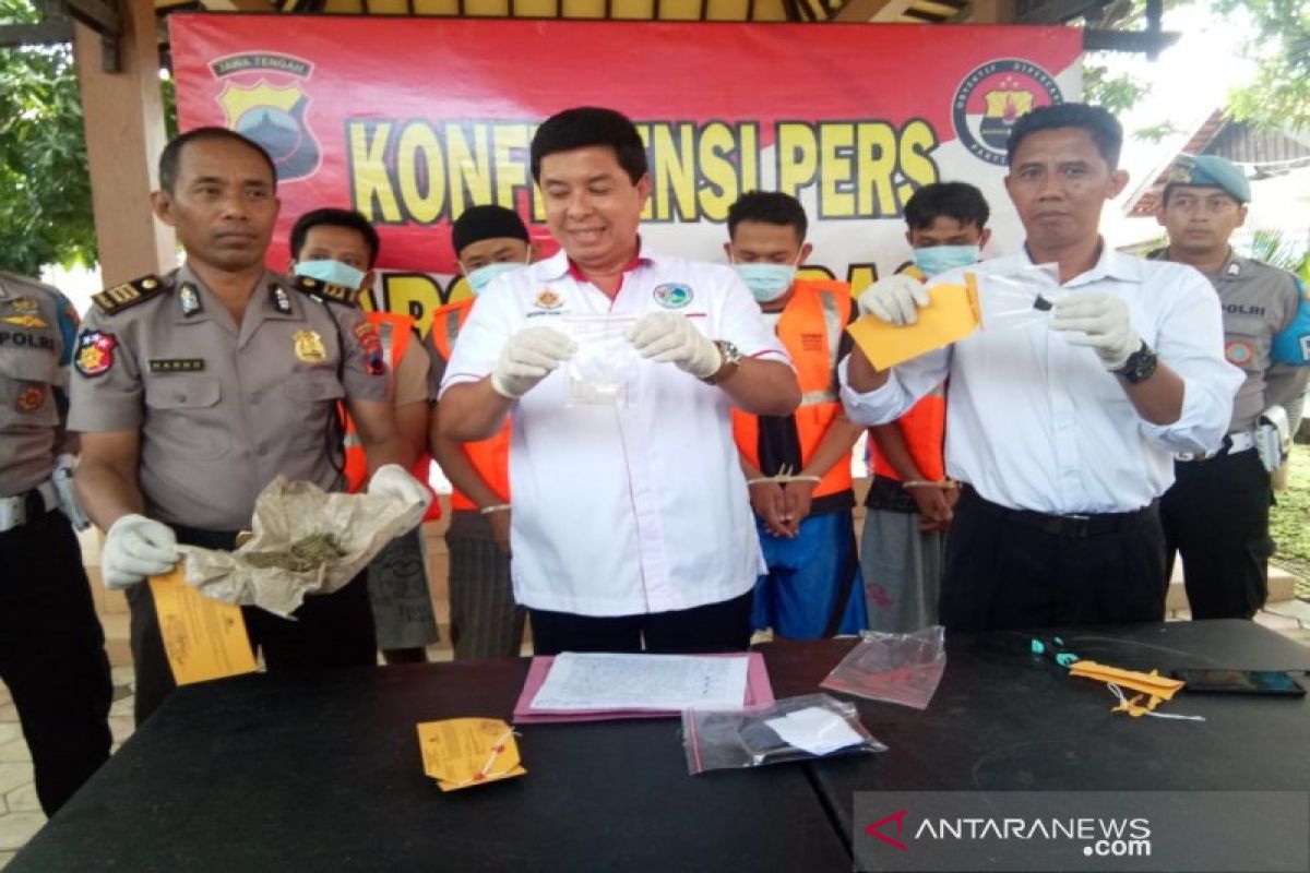 Polres Sragen periksa dua residivis kasus narkoba