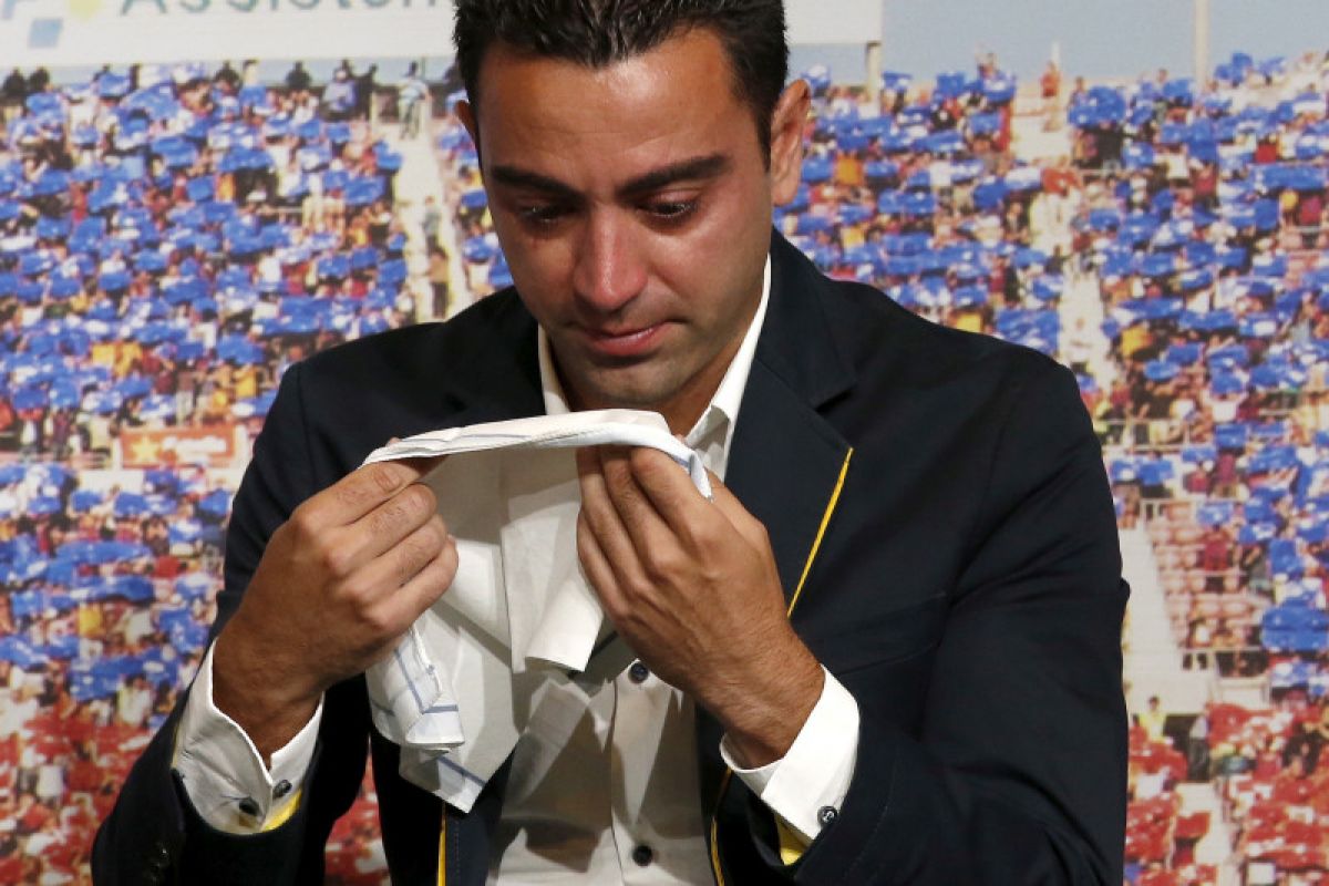 Legenda Spanyol Xavi Hernandez positif terjangkit COVID-19