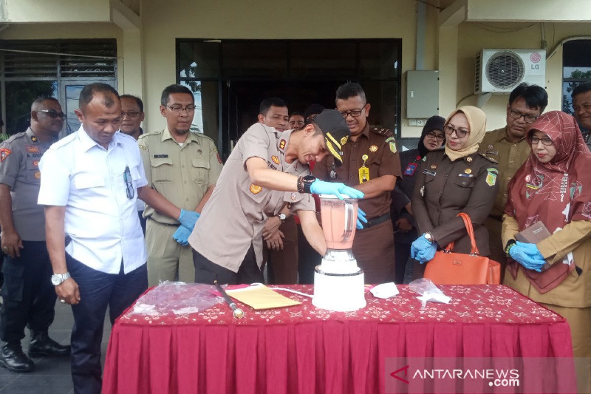 Polres Agam musnahkan narkotika hasil tangkapan awal 2020