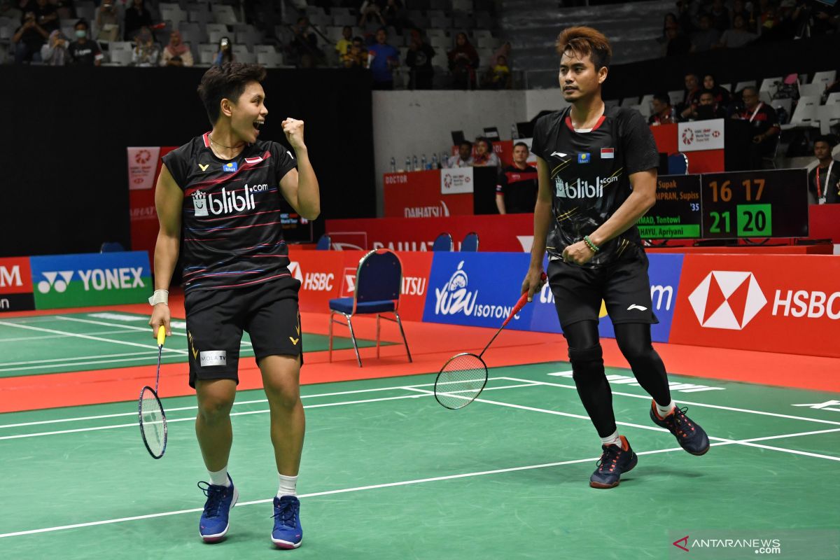 Owi/Apriyani melaju ke babak dua Indonesia Masters