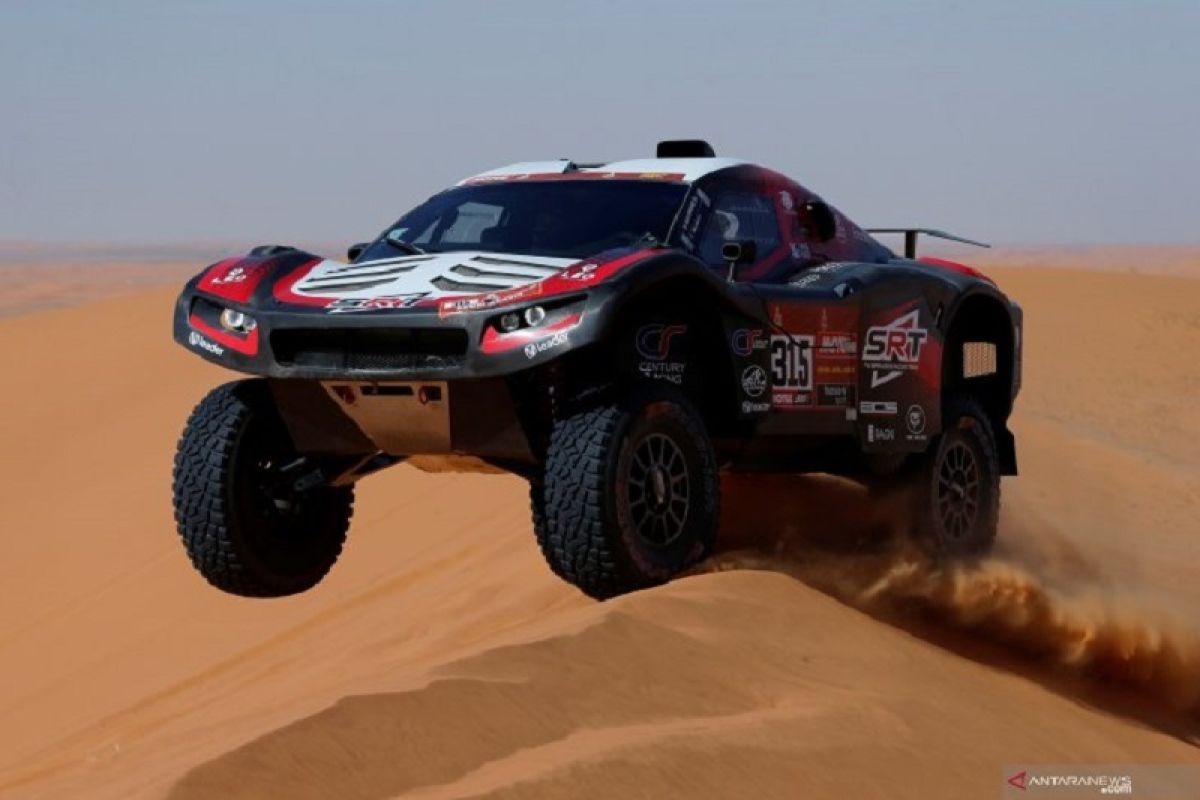 Mathieu Serradori dari tim SRT Racing juara etape VIII Dakar 2020