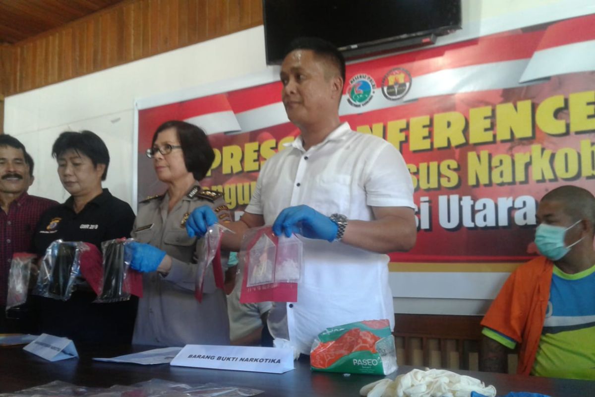 Polda Sulawesi Utara ungkap kasus narkotika melalui paket makanan
