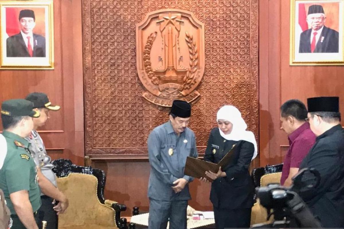 Dapat surat perintah tugas dari Gubernur, Cak Nur resmi Plt Bupati Sidoarjo
