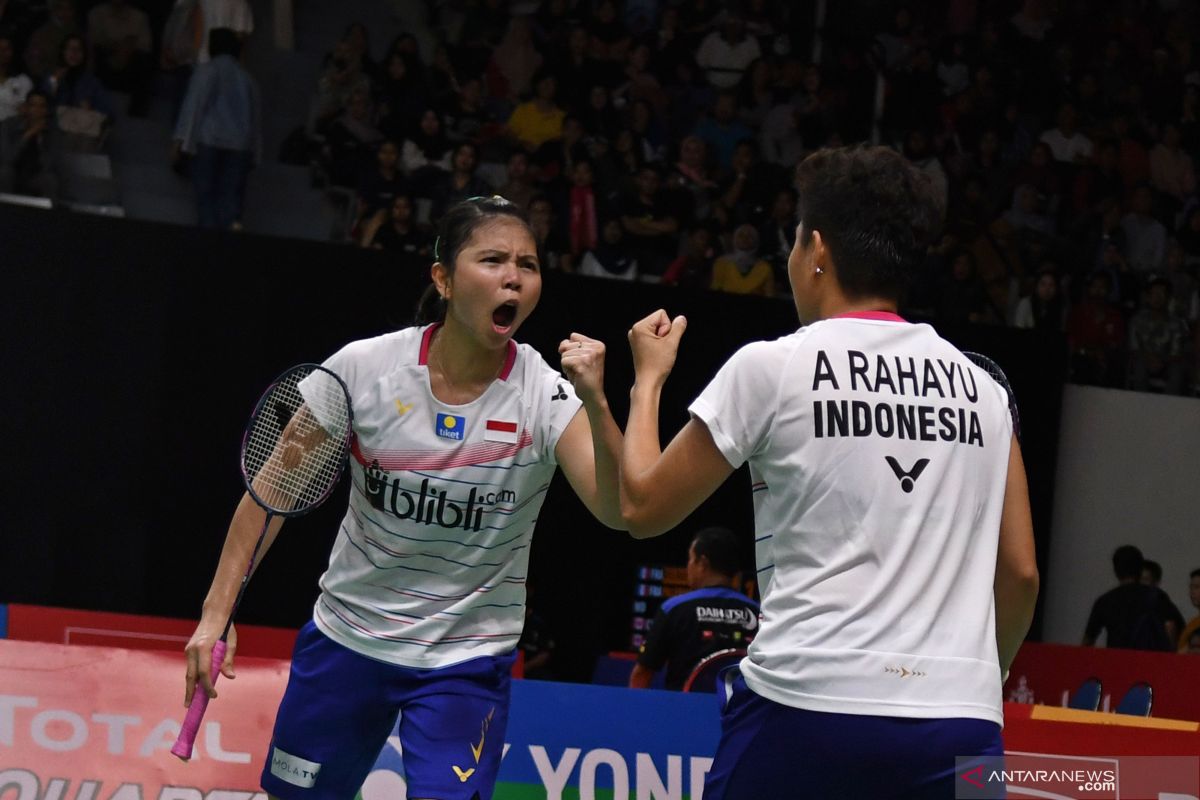 Greysia/Apriyani lalui hambatan pertama di Indonesia Masters 2020