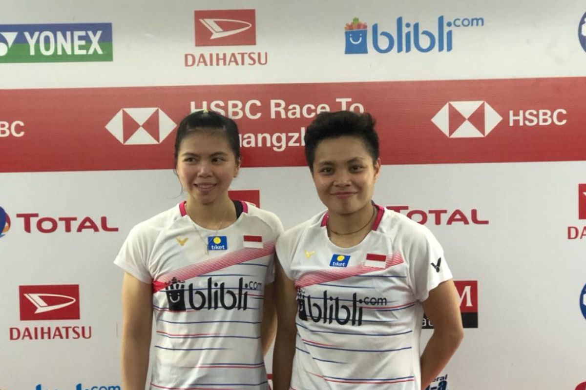 Indonesia Masters, Greysia/Apriyani lalui hambatan pertama