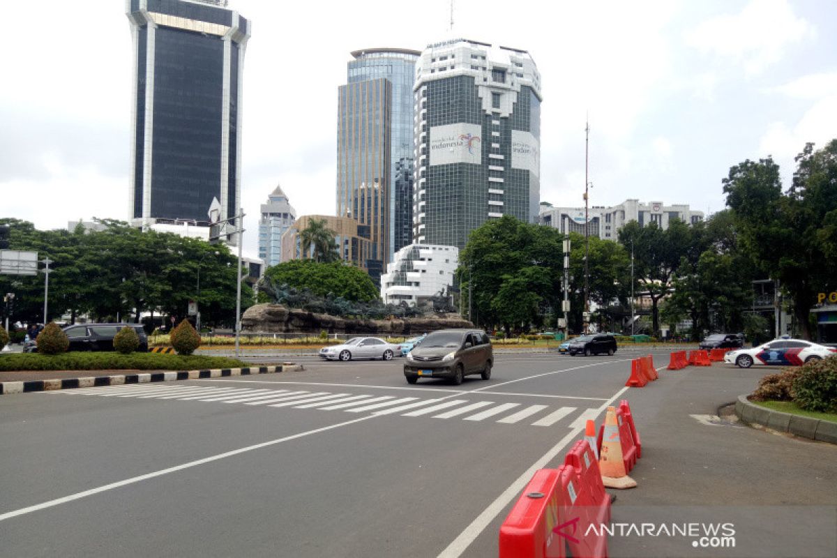 Lalu lintas sekitar Istana Merdeka masih normal