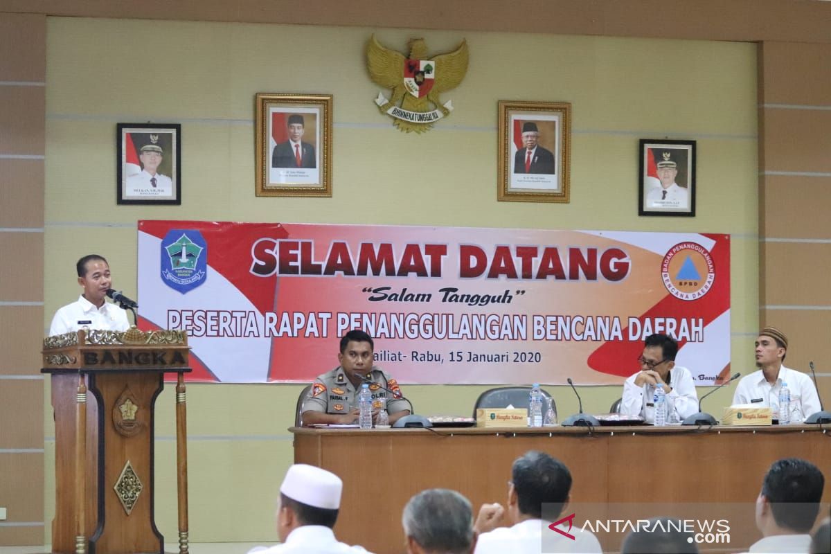 Bupati Bangka mengajak pemangku kepentingan cegah bencana