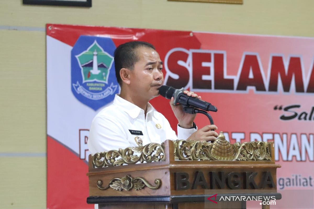 Bupati Bangka, Mulkan dorong OPD berkoordinasi guna percepatan pembangunan