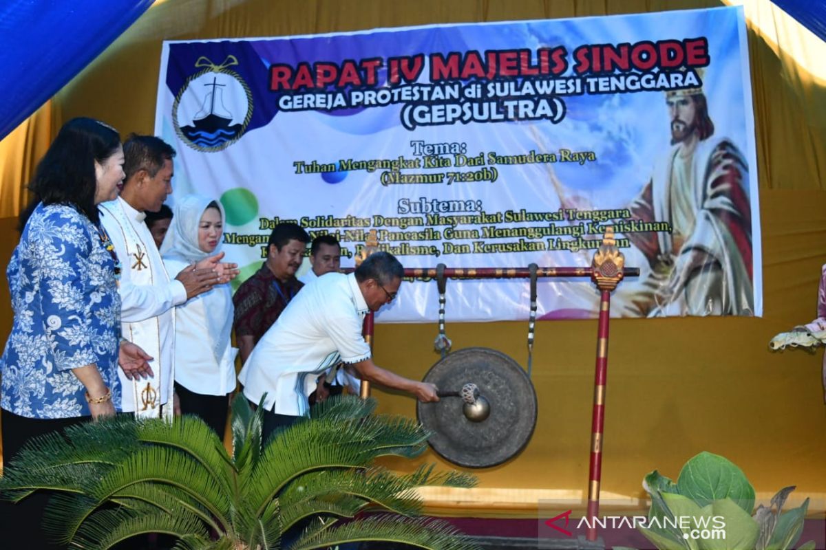 Hadiri raker Sinode Gepsultra, Bupati sebut Koltim miniatur Indonesia