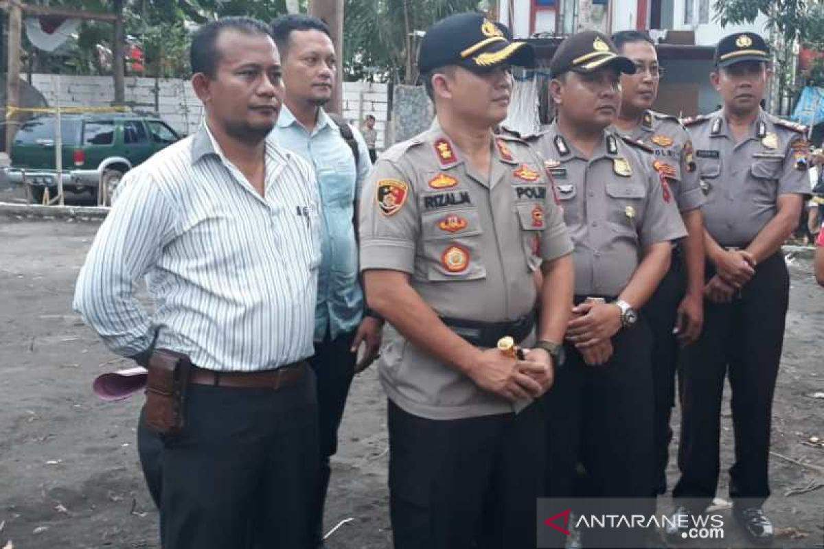 Polisi lakukan olah TKP di lokasi Keraton Agung Sejagat