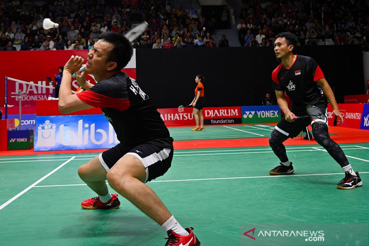 Ahsan/Hendra melaju ke perempat final setelah kandaskan Lu/Yang