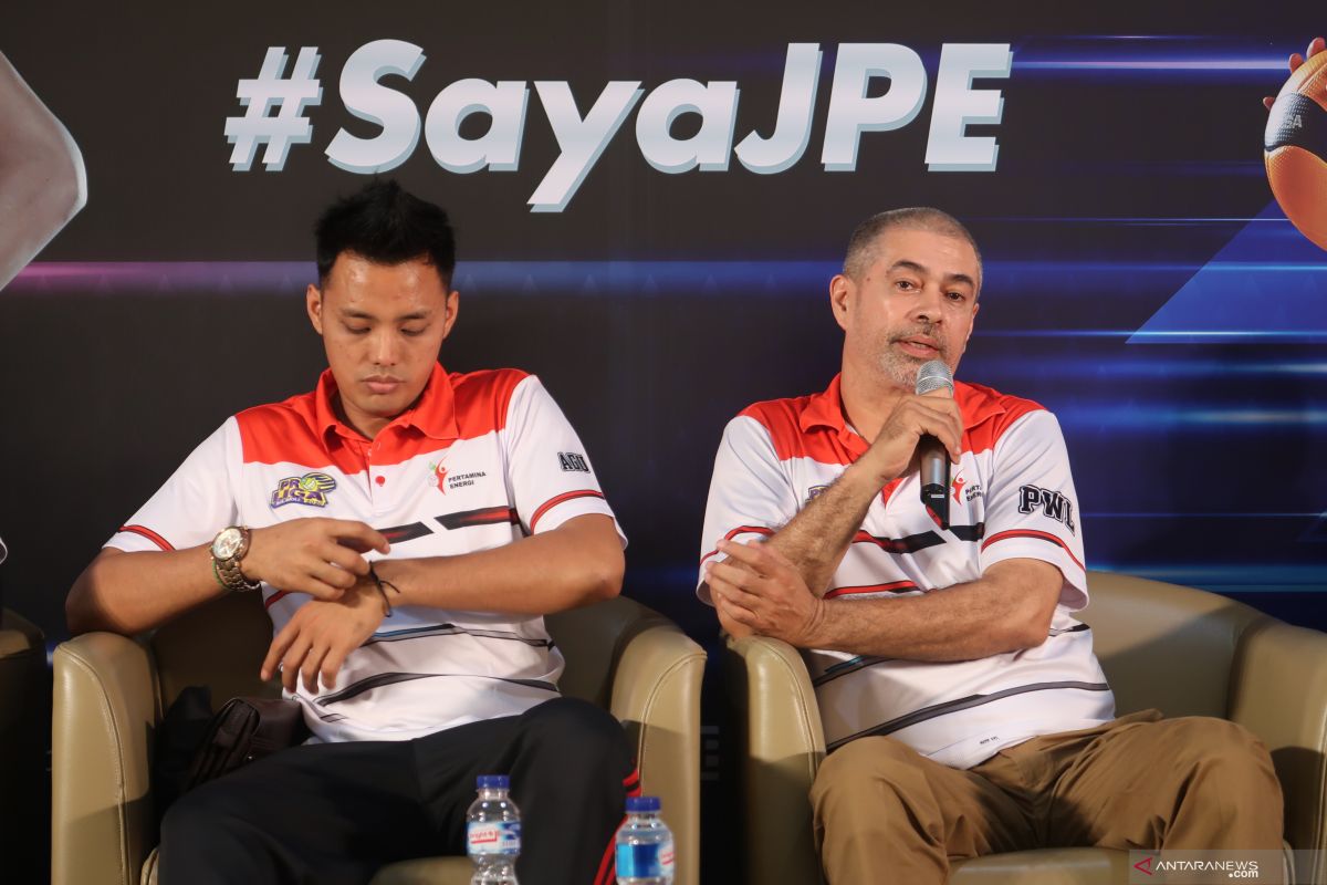 Tim voli putra JPE waspadai BNI 46 Proliga 2020