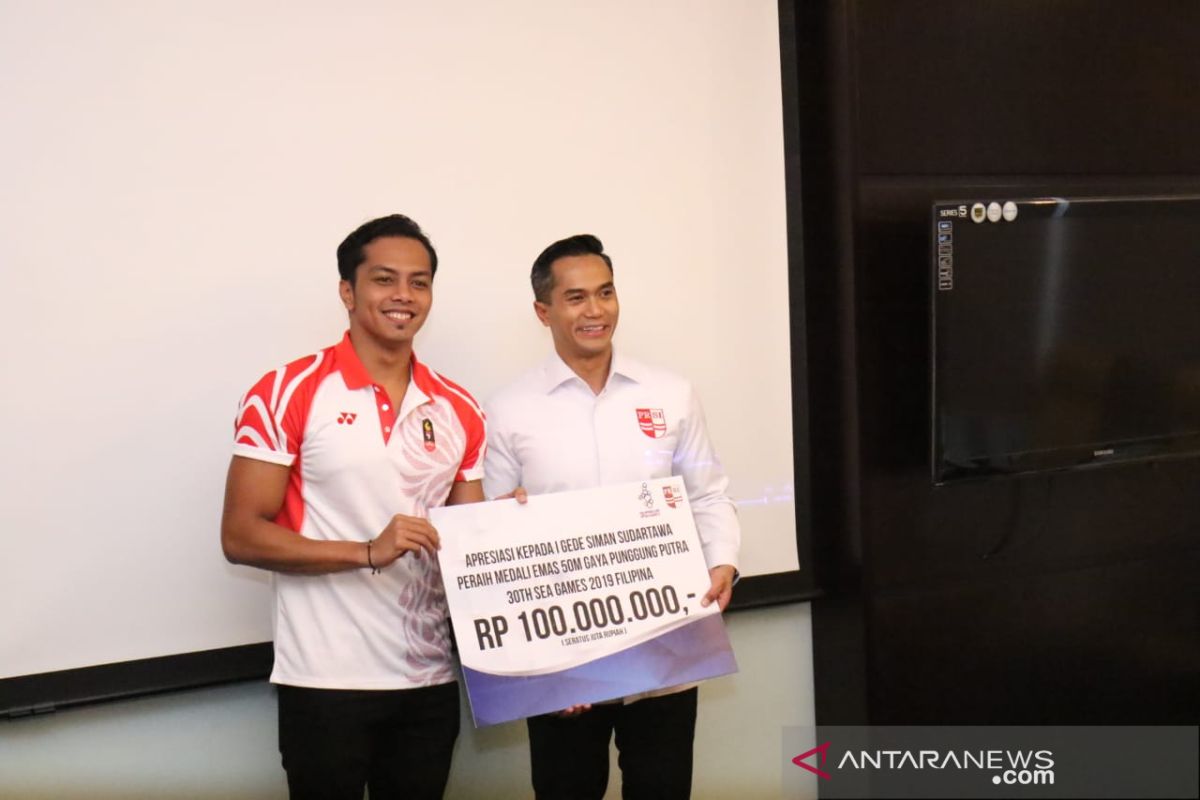 PB PRSI beri bonus atlet peraih emas SEA Games 2019 dengan bonus