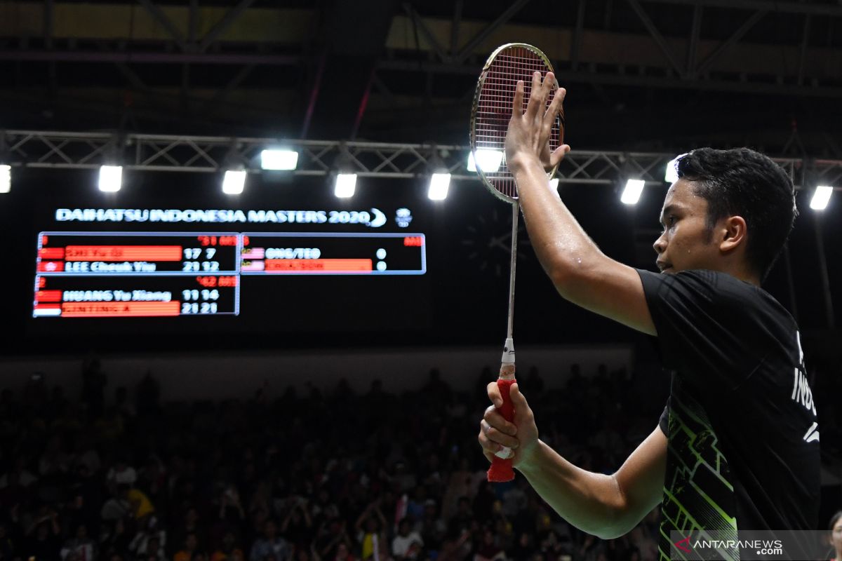 Anthony Ginting amankan tiket final Indonesia Masters