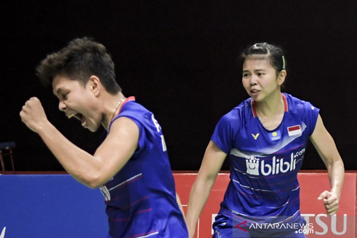 Greysia/Apriyani melaju ke babak final usai kalahkan Kim/Kong