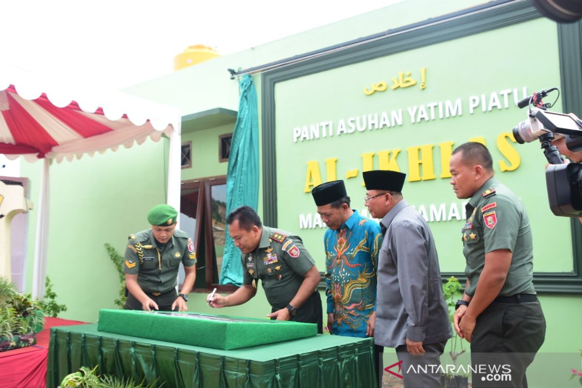 Pangdam VI/Mlw Resmikan Panti Asuhan Yatim Piatu Al-Ikhlas