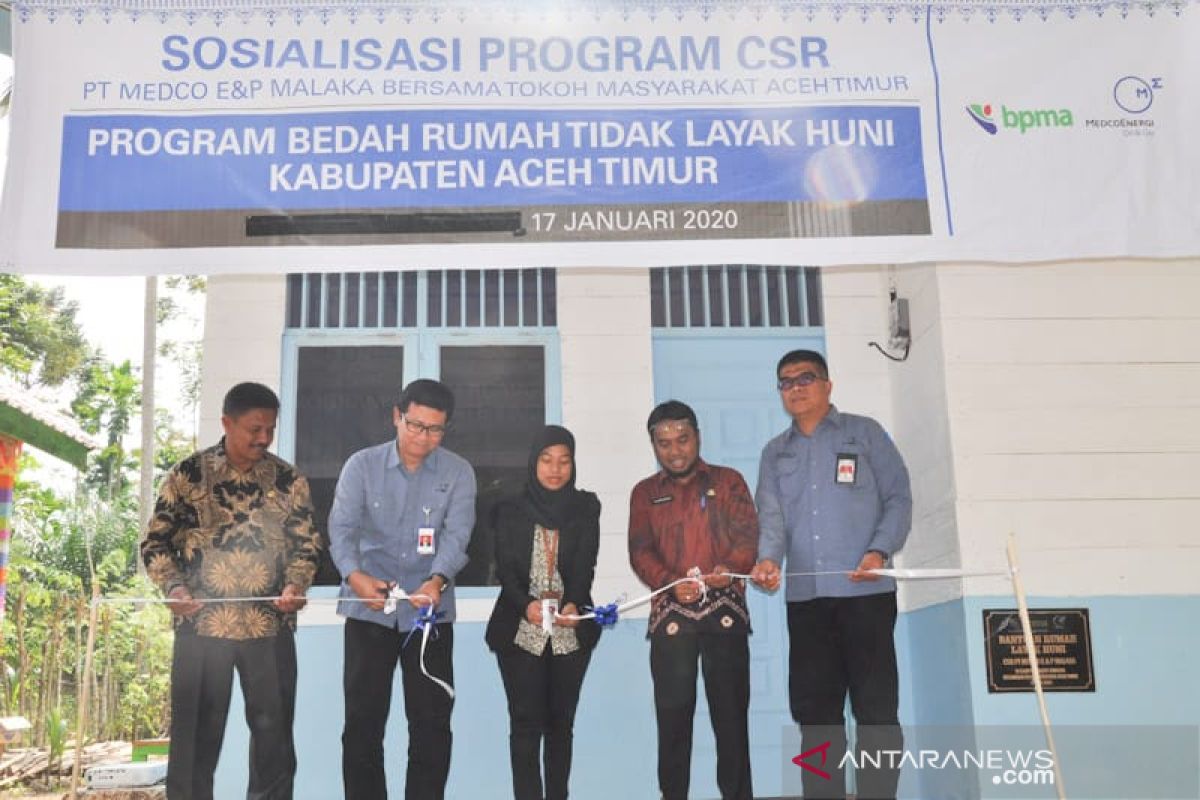 Medco E&P Malaka resmikan rumah layak huni di Aceh Timur
