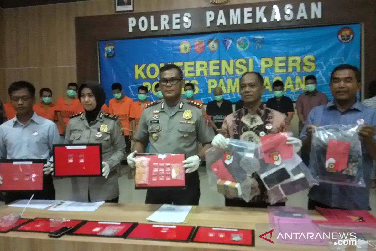 Operasi pekat, Polres Pamekasan ringkus 15 pelaku kriminal