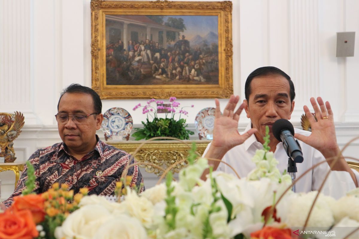 Presiden Joko Widodo nilai UU baru KPK tidak melemahkan
