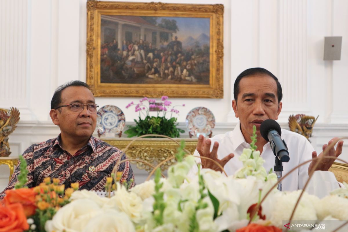 Presiden Jokowi: Rancangan undang-undang pemindahan ibu kota baru sudah rampung