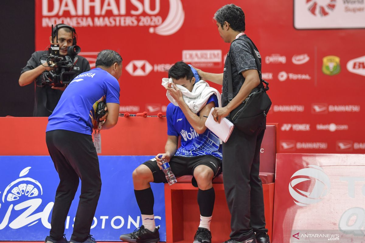 Antonsen hentikan laju Jonatan Christie di perempat final Indonesia Masters