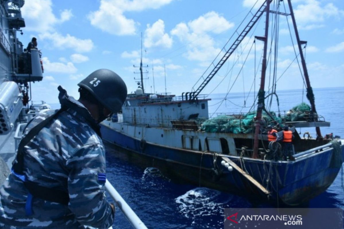 Kapal China sitaan negara tenggelam di perairan Kupang