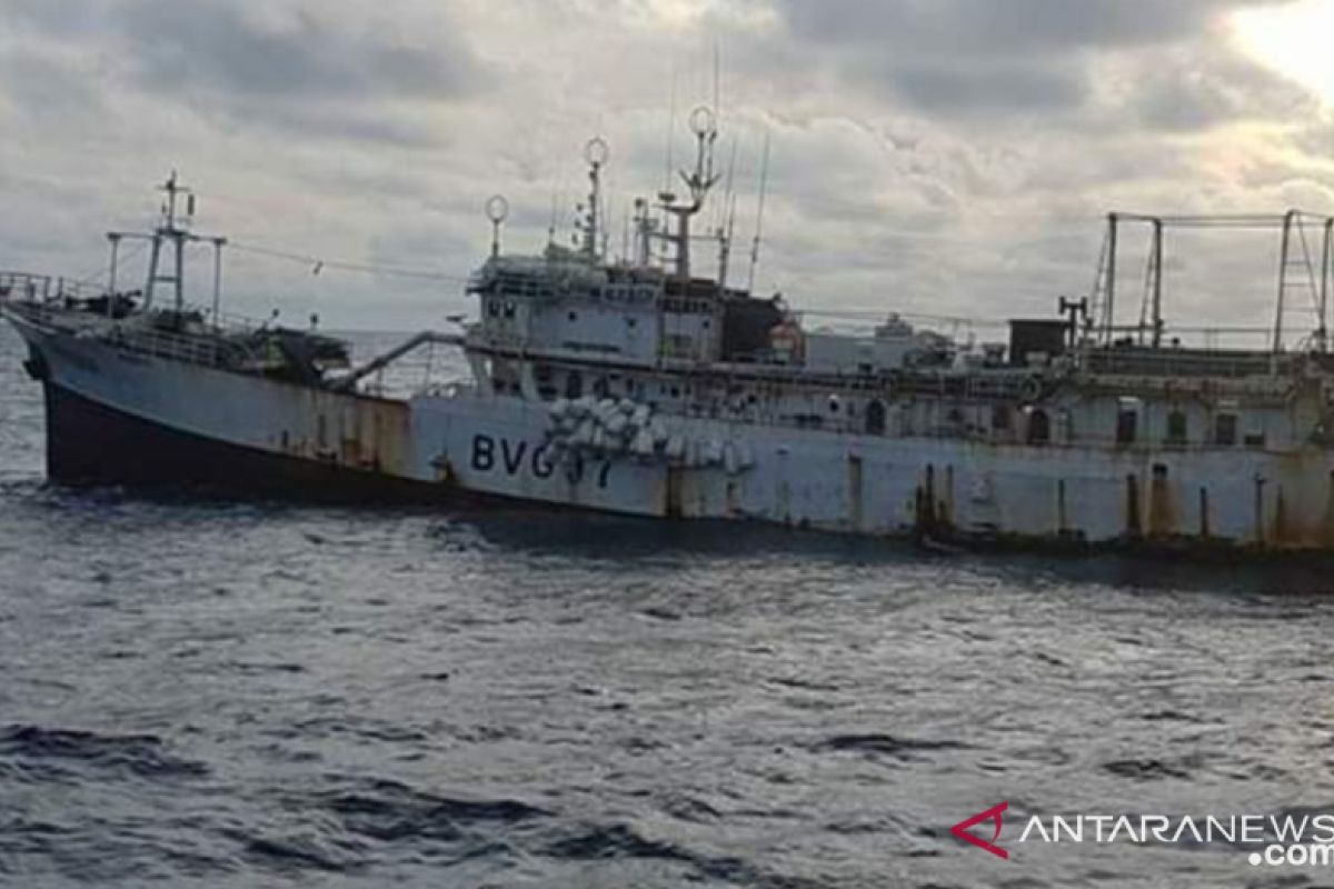 Seized Chinese fishing vessel sank in Semau Island waters, NTT