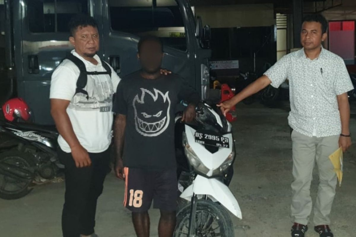 Polresta Jayapura tangkap oknum mahasiswa pencuri motor