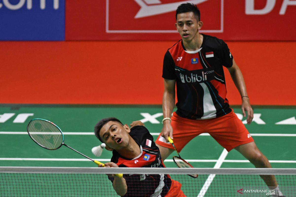 Fajar/Rian bertemu Leo/Daniel di babak kedua Thailand Open 2021