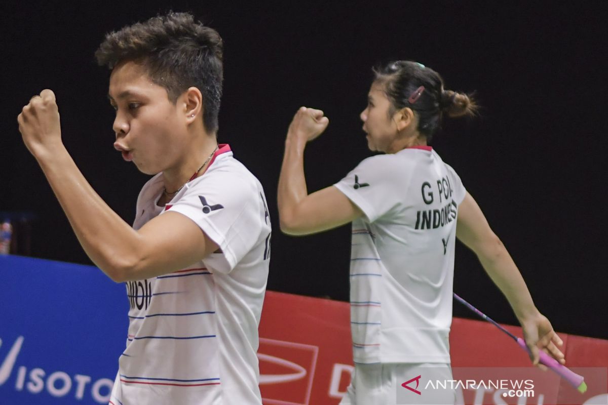 Greysia/Apriyani melaju ke babak final, balas kekalahan atas Kim/Kong