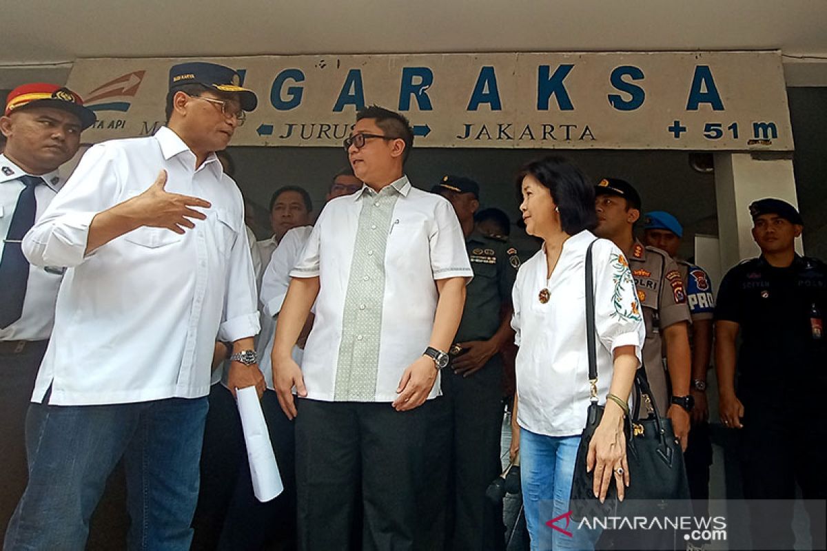 Menhub tinjau pengembangan Stasiun Tigaraksa Banten