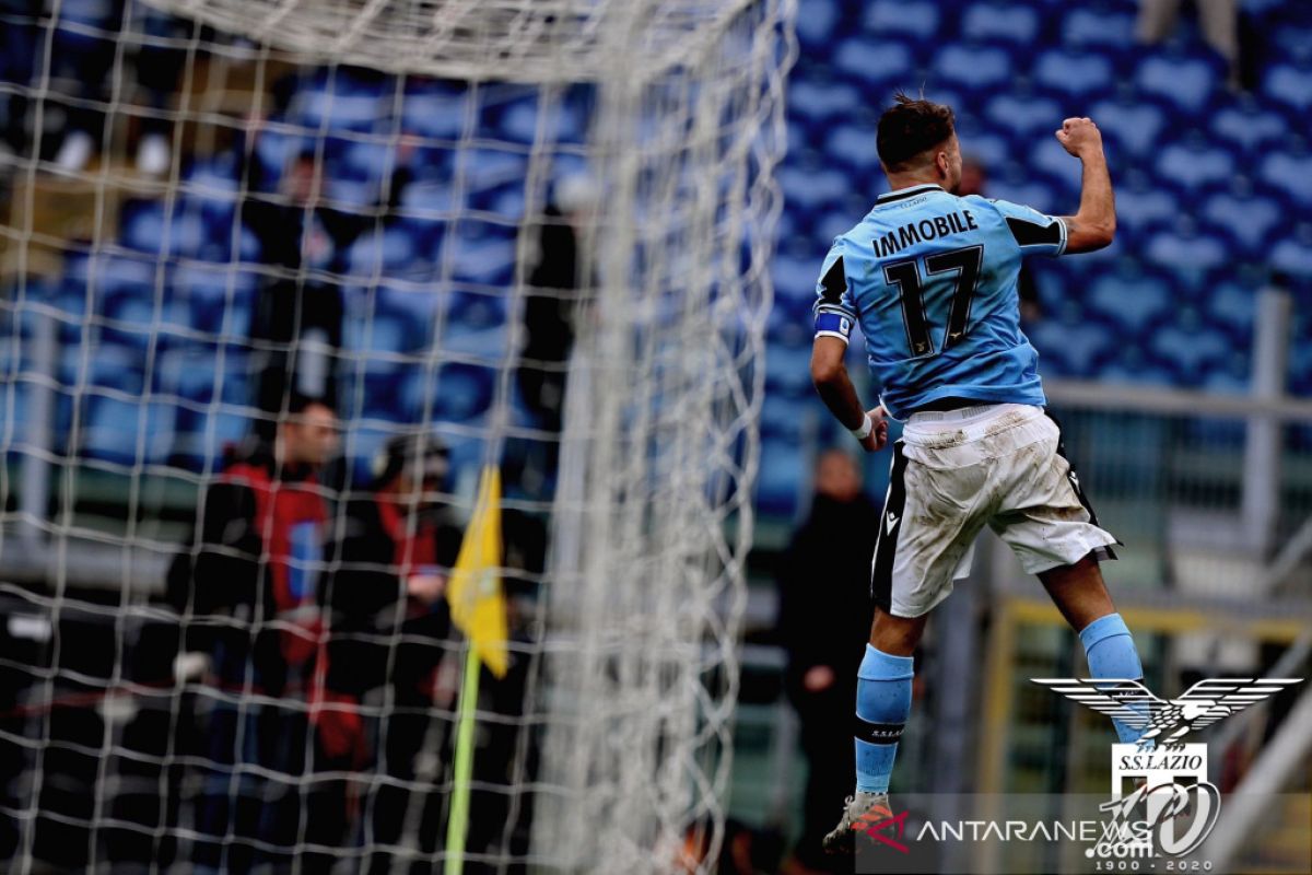 Tiga  gol Immobile antarkan Lazio cukur Sampdoria 5-1