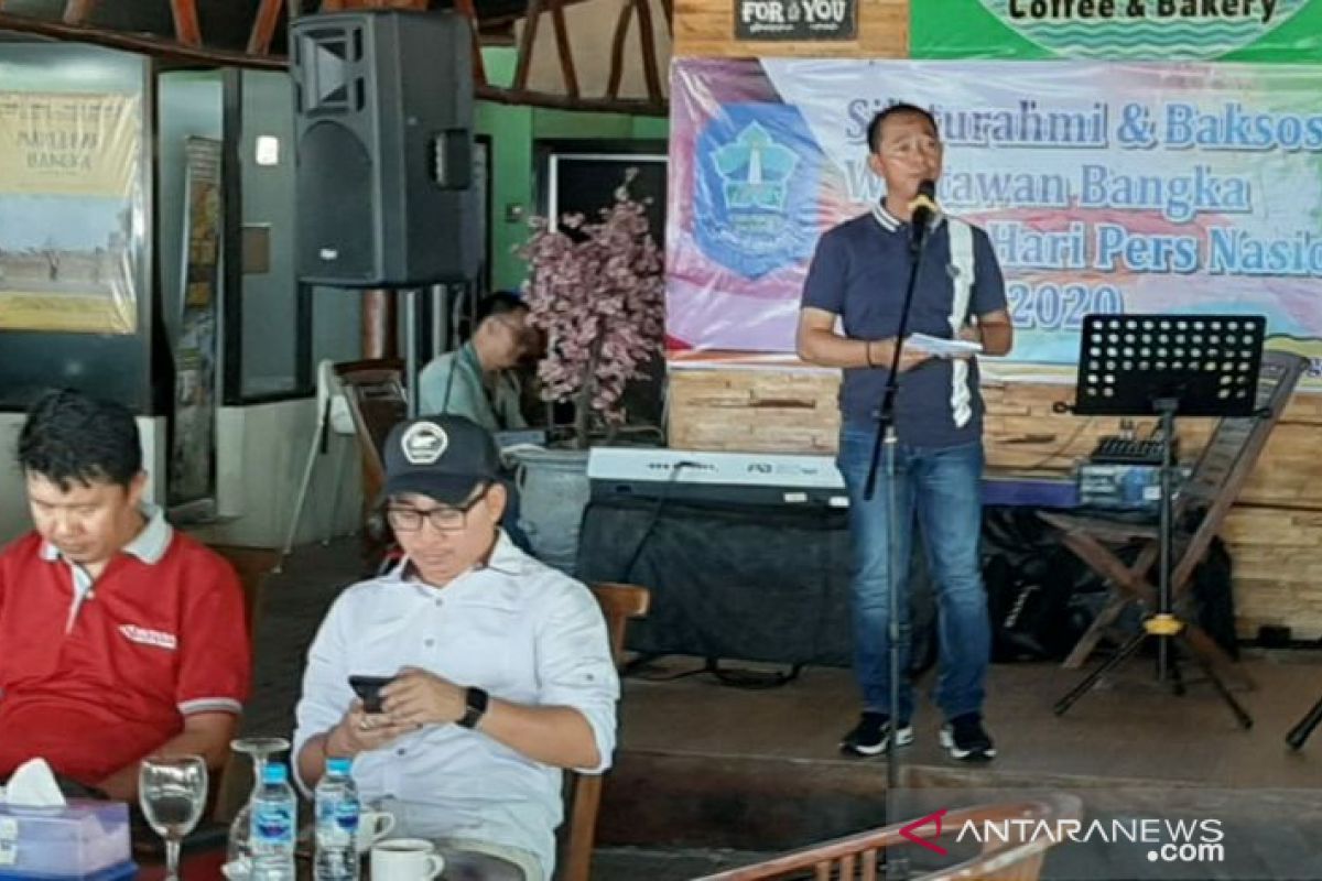 Bupati Bangka apresiasi wartawan gelar baksos